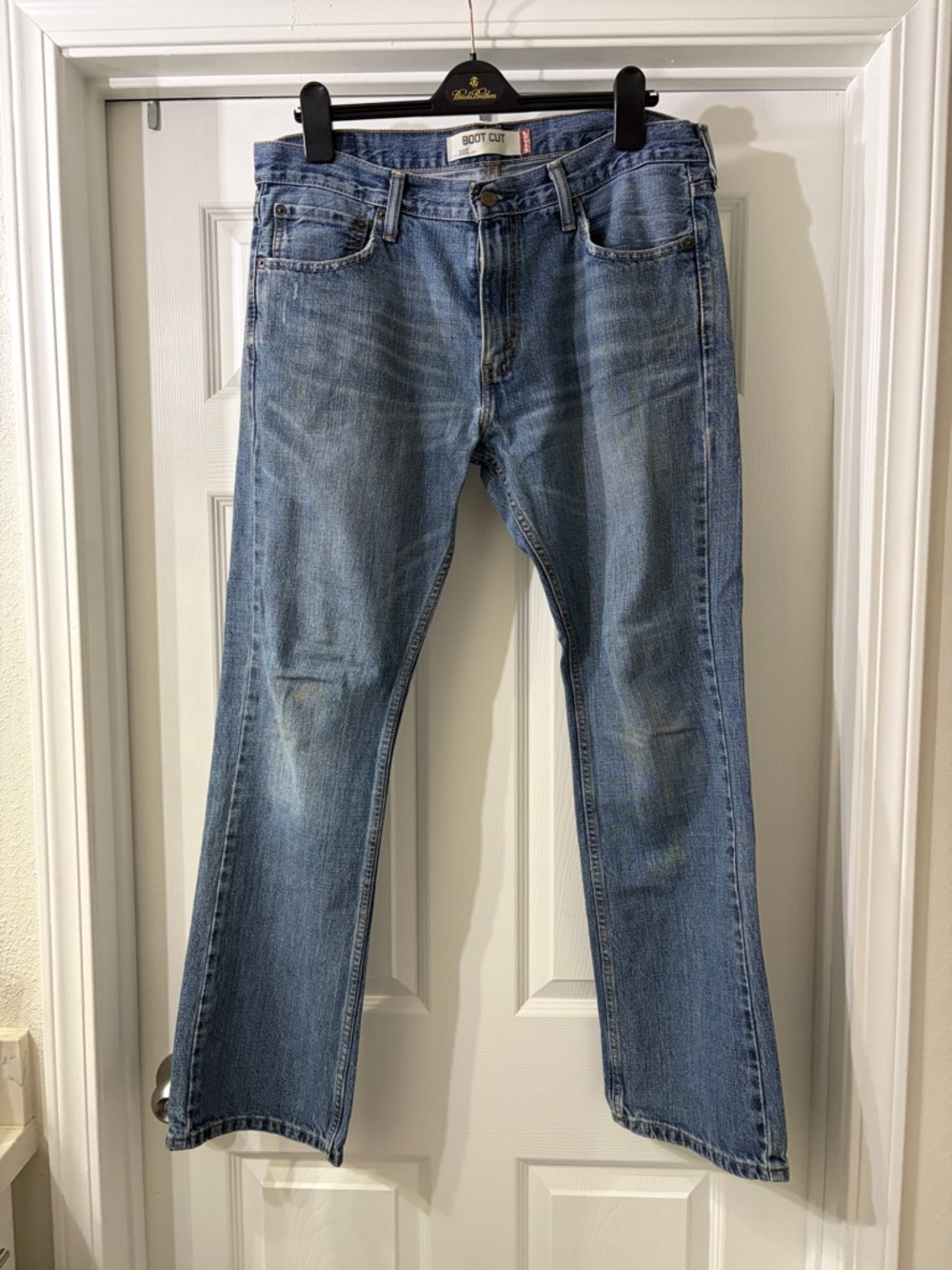 Levi’s Blue Men’s Bootcut Jeans Classic Blue Denim 527- 33 x 32